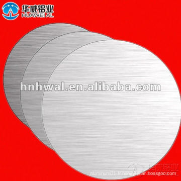 Feuille circulaire en aluminium